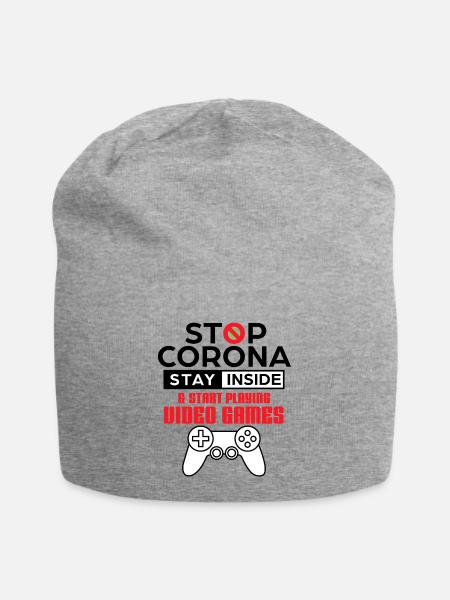 VIDEO GAMES - Jersey-Beanie - Grau meliert