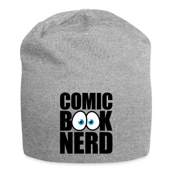 Comic book nerd - Jersey Beanie - heather grey - Front