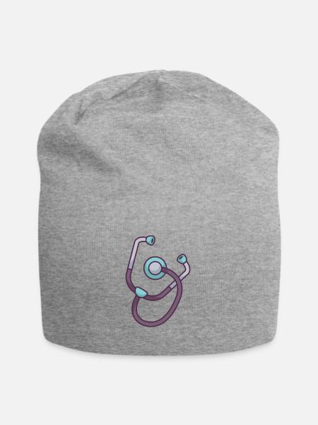 Beruf - Jersey-Beanie - Grau meliert