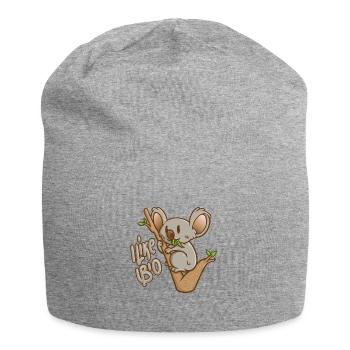 Koala I Like Bio - Jersey Beanie - heather grey - Front