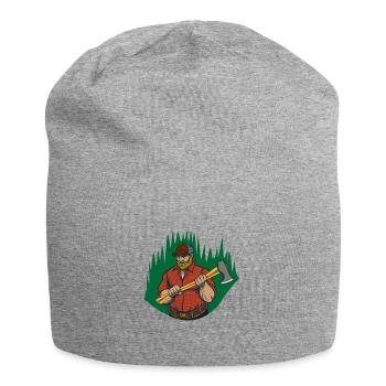 Jobs Serious Lumber Jack - Jersey Beanie - heather grey - Front