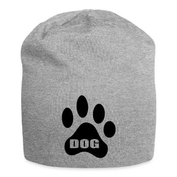 Chien chien - Bonnet en jersey - gris chiné - Devant