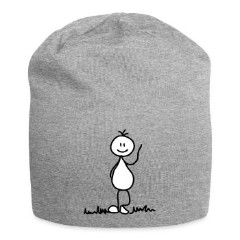Strawuzl - Jersey Beanie - heather grey - Front