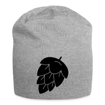 hops for beer - Jersey Beanie - heather grey - Front