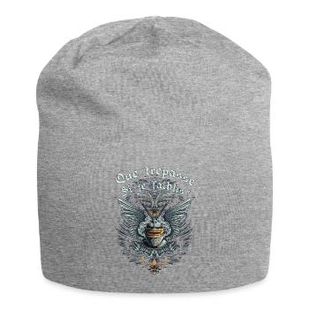 Que trépasse si je faiblis ! Citation réplique - Bonnet en jersey - gris chiné - Devant
