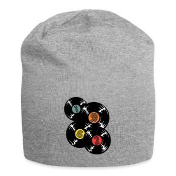1962 Année de naissance Millésime - Bonnet en jersey - gris chiné - Devant