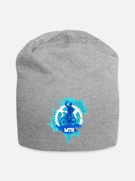 MTB Mountainbike - Jersey-Beanie - Grau meliert
