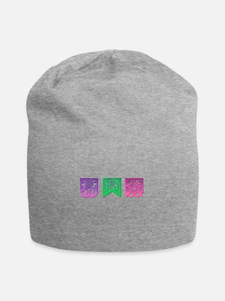 Dias de los Muertos Mexico Holiday - Jersey Beanie - heather grey