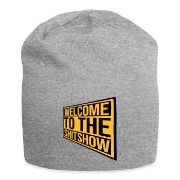 Sign Welcome Shitshow - Jersey Beanie - heather grey - Front