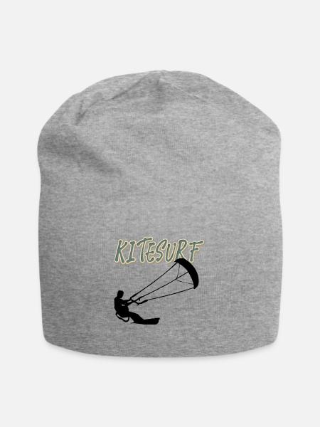 Kitesurfen Kitesurf Kitesurfer Kiteboard - Jersey-Beanie - Grau meliert