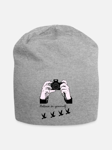Photographer for passion - Jersey Beanie - heather grey