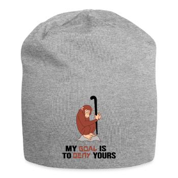 Hockey sur gazon Hockey « légende du hockey fort des singes » - Bonnet en jersey - gris chiné - Devant