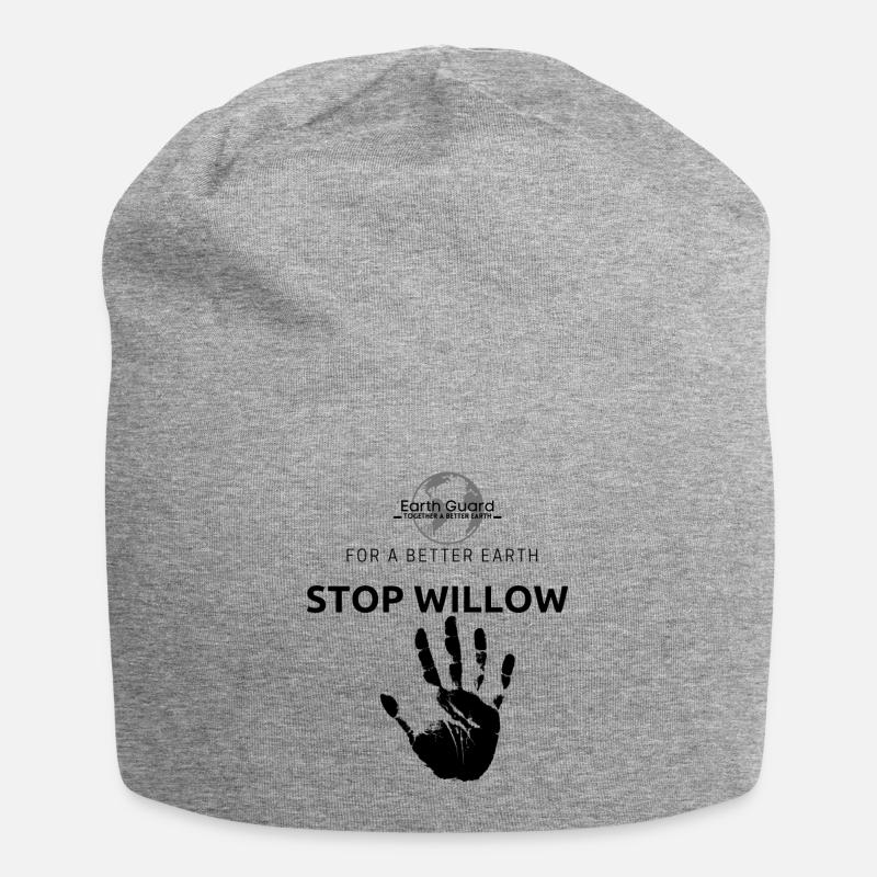 Stop Willow Project - Jersey Beanie - heather grey