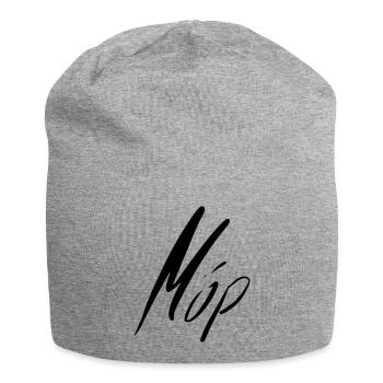 MöpMadeWpx - Jersey-Beanie - Grau meliert - Vorne