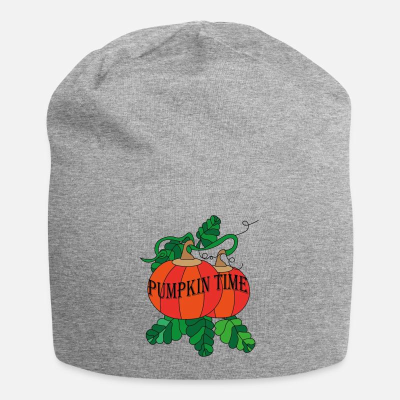 Pumpkin Time / Pumpkins Time - Jersey Beanie - heather grey