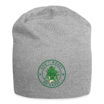 Cannabis Marijuana Weed Fumer - Bonnet en jersey - gris chiné - Devant
