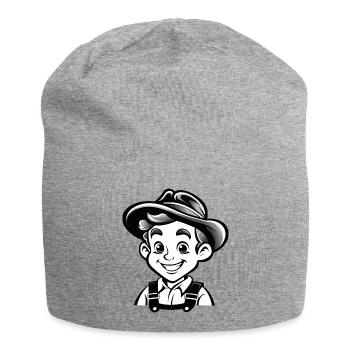 Country Boy - Jersey-Beanie - Grau meliert - Vorne