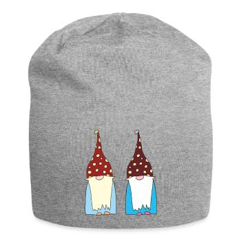 Nains gnomes - Bonnet en jersey - gris chiné - Devant