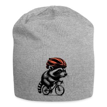 Vélo Raccoon - Bonnet en jersey - gris chiné - Devant