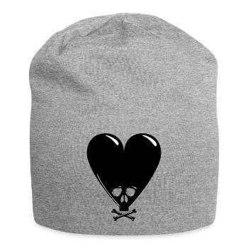 Black Valentine - Jersey Beanie - heather grey - Front