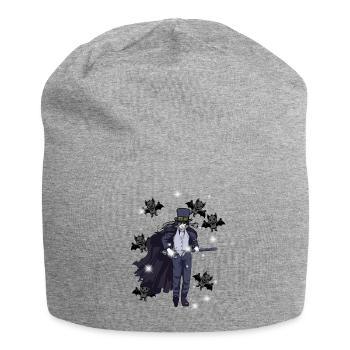 Horreur Halloween Fleddermäuse Épée de combattant - Bonnet en jersey - gris chiné - Devant