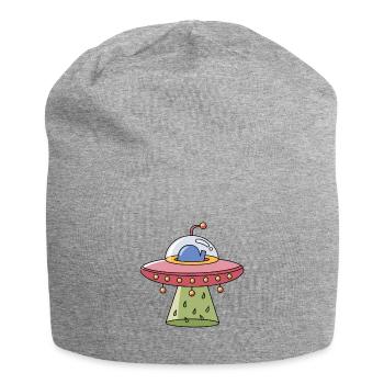 Ufo - Jersey-Beanie - Grau meliert - Vorne