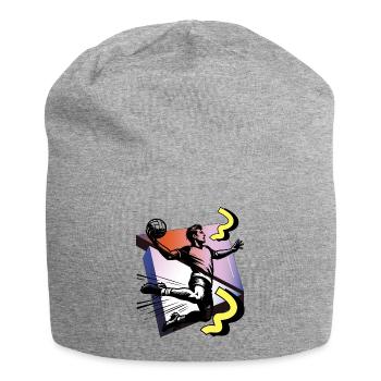 Handball Handballer - Jersey-Beanie - Grau meliert - Vorne