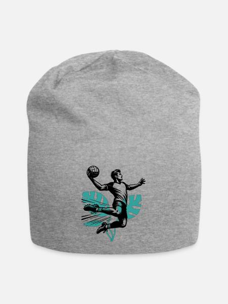 Handball Handballer - Jersey-Beanie - Grau meliert