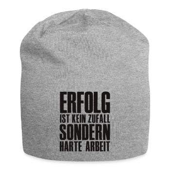 Success Saying for Founder Entrepreneur Startup - Jersey Beanie - heather grey - Front