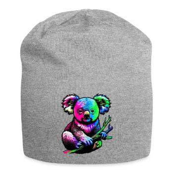 Koala - Jersey-Beanie - Grau meliert - Vorne