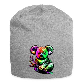 Koala - Jersey-Beanie - Grau meliert - Vorne