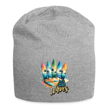 Surfeurs - Bonnet en jersey - gris chiné - Devant