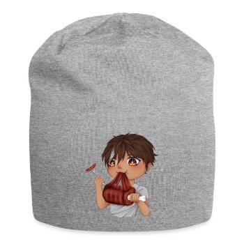 Gourmet Chibi - Jersey-Beanie - Grau meliert - Vorne