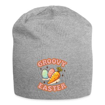Groovy Easter - Jersey-Beanie - Grau meliert - Vorne
