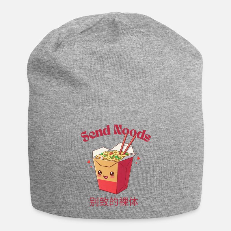 Send Noods - Jersey Beanie - heather grey