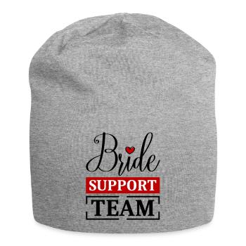 Équipe de soutien à la mariée - Bonnet en jersey - gris chiné - Devant