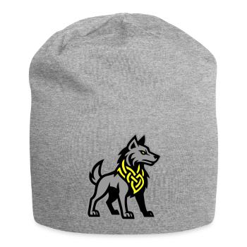 Wolf Wikinger - Jersey-Beanie - Grau meliert - Vorne