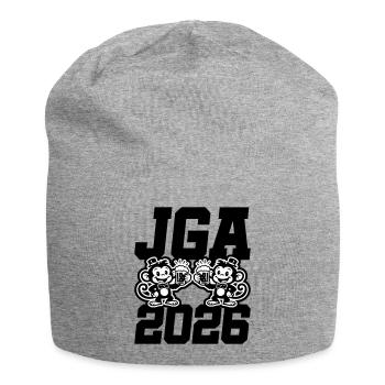 Jga 2026 Bachelor Party Monkeys - Jersey Beanie - heather grey - Front