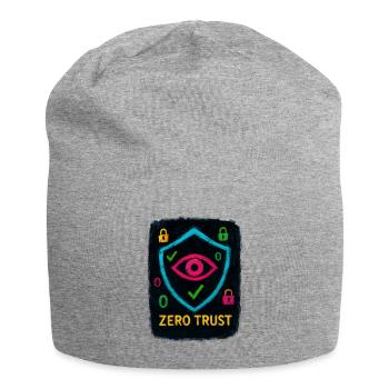 Cybersecurity: Zero Trust - Jersey Beanie - heather grey - Front