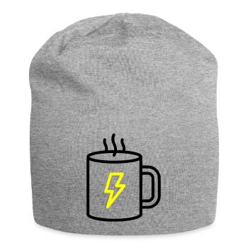 Énergie Bombardée de tasses à café - Bonnet en jersey - gris chiné - Devant