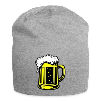 Bière Beer Symbol Beer - Bonnet en jersey - gris chiné - Devant