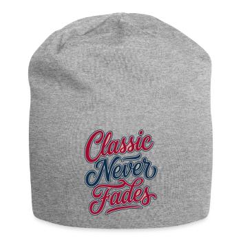 Classic Never Fades - le classique ne fane jamais - Bonnet en jersey - gris chiné - Devant