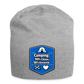 Motorhome camping camping - Jersey Beanie - heather grey - Front