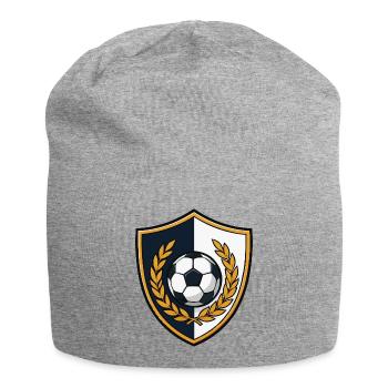 fussball-crest - Jersey-Beanie - Grau meliert - Vorne
