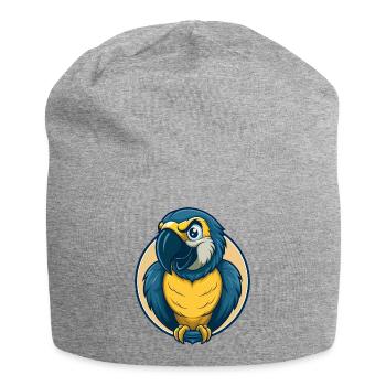 Mascotte de Kawaii Symbole de caricature Logo Logo - Bonnet en jersey - gris chiné - Devant