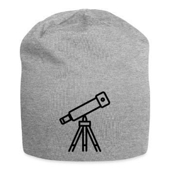 télescope - Bonnet en jersey - gris chiné - Devant