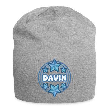Davin - Jersey Beanie - heather grey - Front