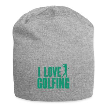 Golf - Golfclub Goldspieler Birdie Elite Luxus - Jersey-Beanie - Grau meliert - Vorne