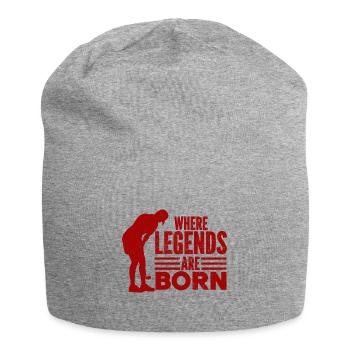 Golf - Golfclub Goldspieler Birdie Elite Luxus - Jersey-Beanie - Grau meliert - Vorne