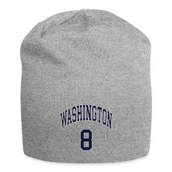 Washington 8 - Jersey Beanie - heather grey - Front